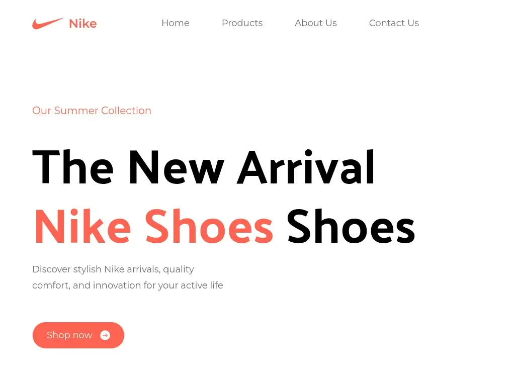 hotel design landing page