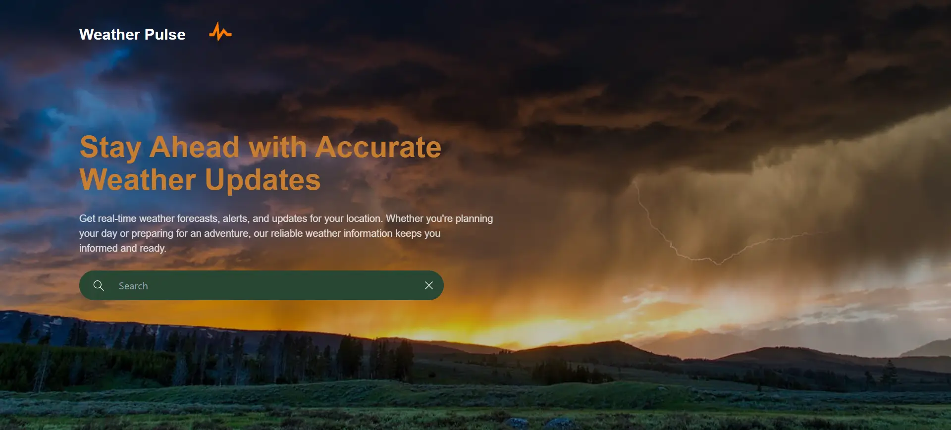 hotel design landing page